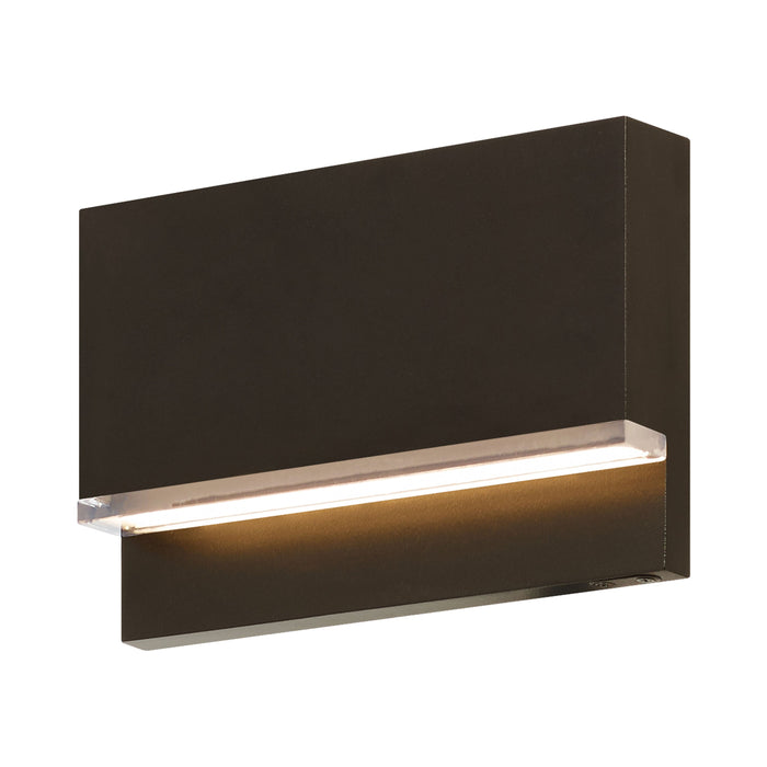 Wend Outdoor LED Wall / Step Light in Bronze.