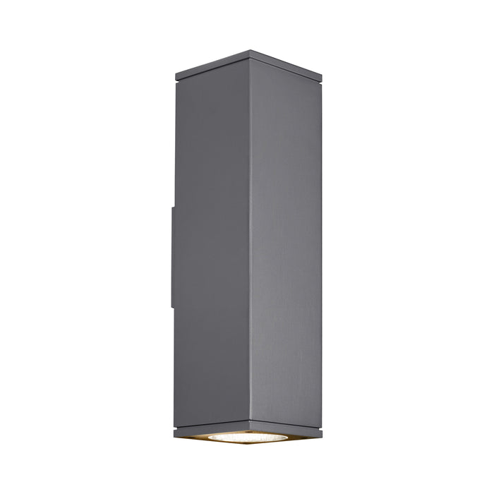 Tegel 18 Downlight Outdoor LED Wall Light in Charcoal.