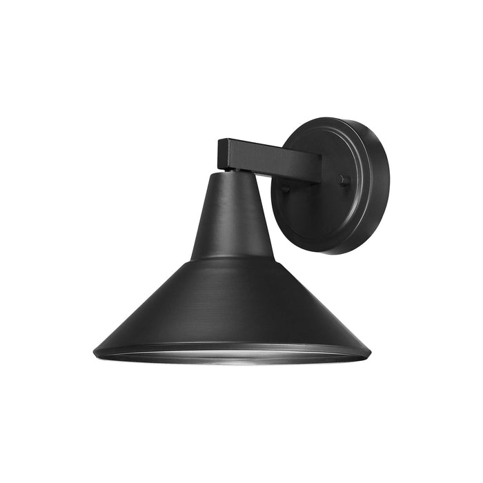 Bay Crest Outdoor Wall Light in Black (Small).