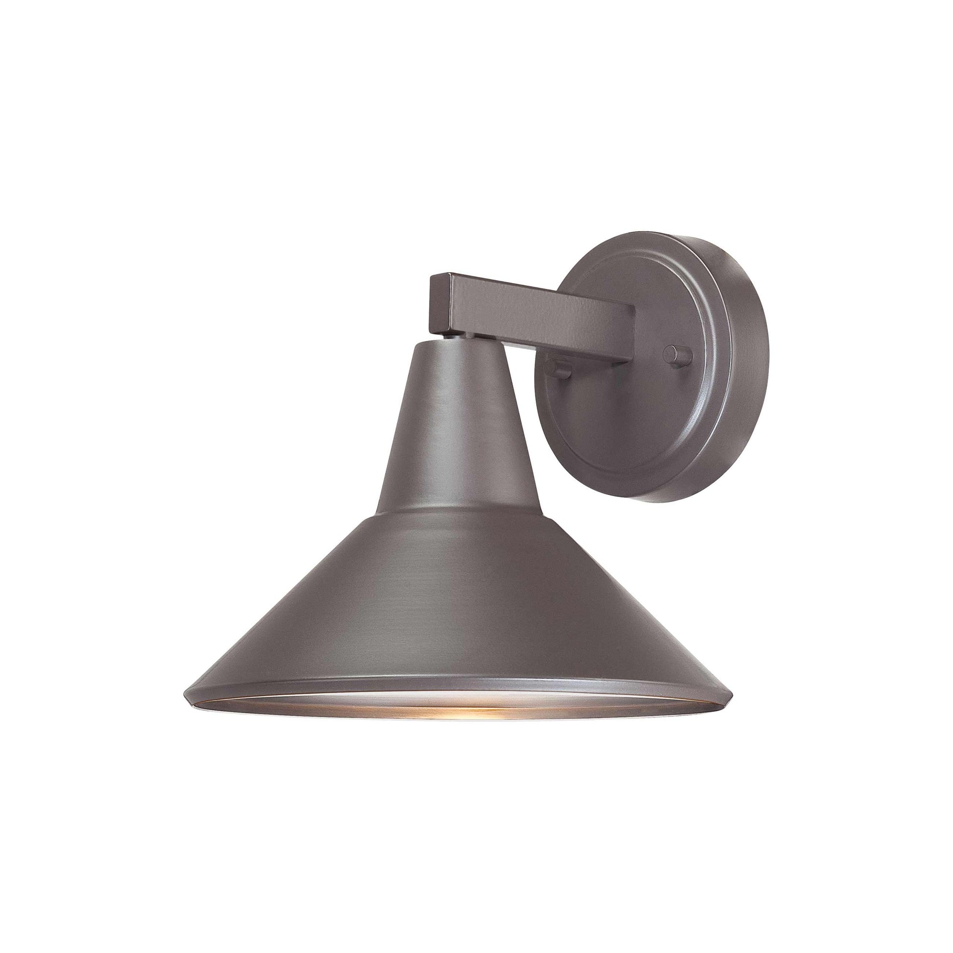 Bay Crest Outdoor Wall Light in Dorian Bronze (Small).