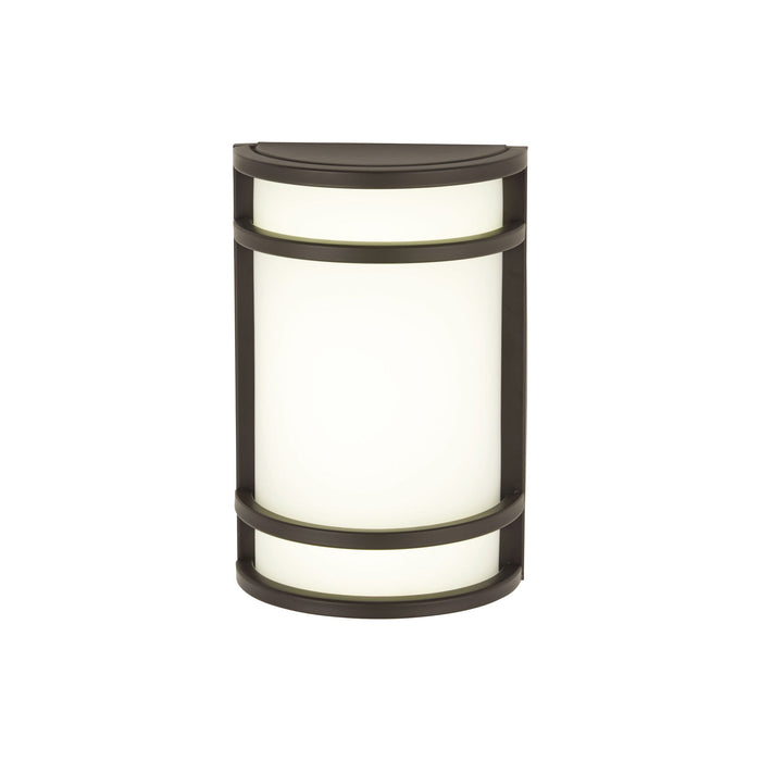 Bay View Outdoor Wall Light in Oil Rubbed Bronze (12.13-Inch/Integrated LED Module).