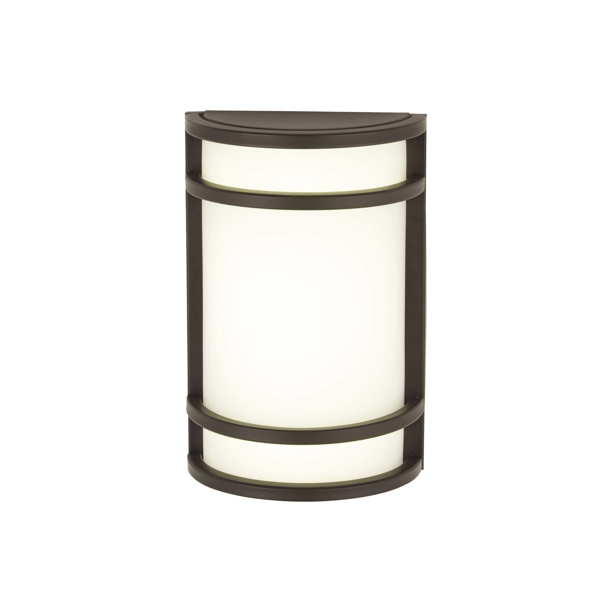Bay View Outdoor Wall Light in Oil Rubbed Bronze (12.25-Inch/E26 Medium Base).