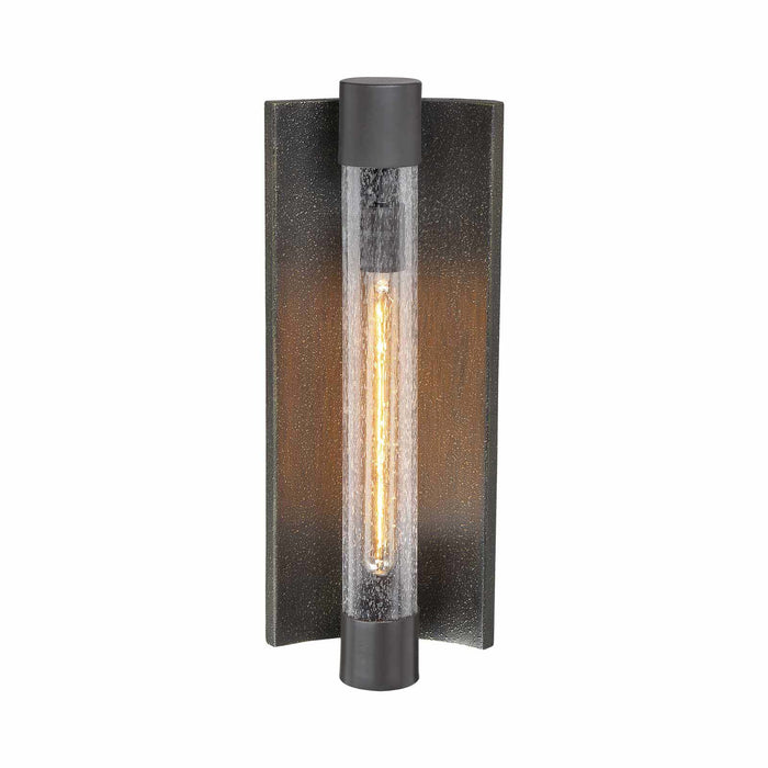 Celtic Shadow Outdoor Wall Light in Textured Bronze/Silver Highlights (Large).