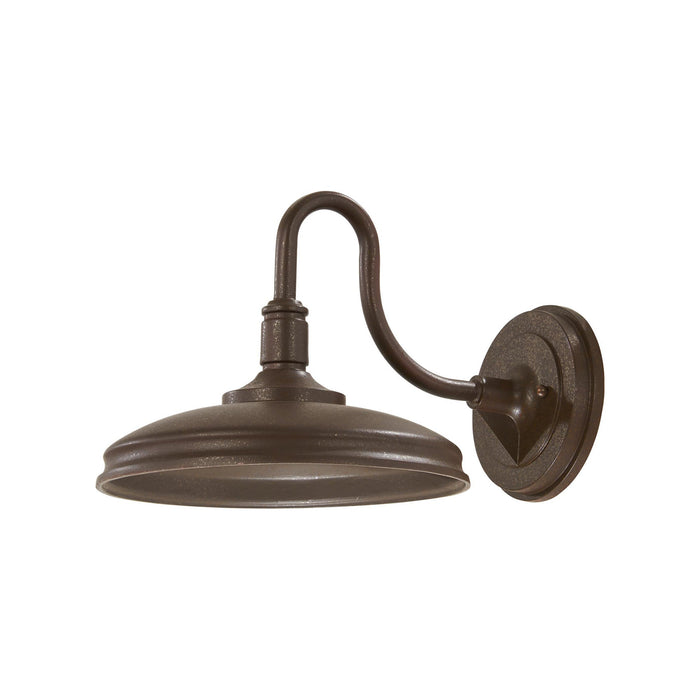 Harbison LED Outdoor Wall Light in Textured Bronze (Small).