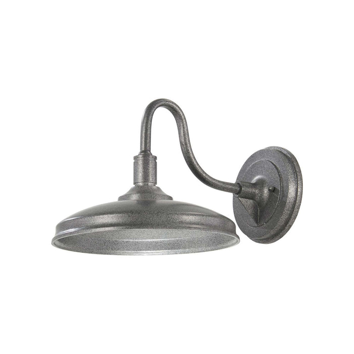 Harbison LED Outdoor Wall Light in Textured Silver (Small).