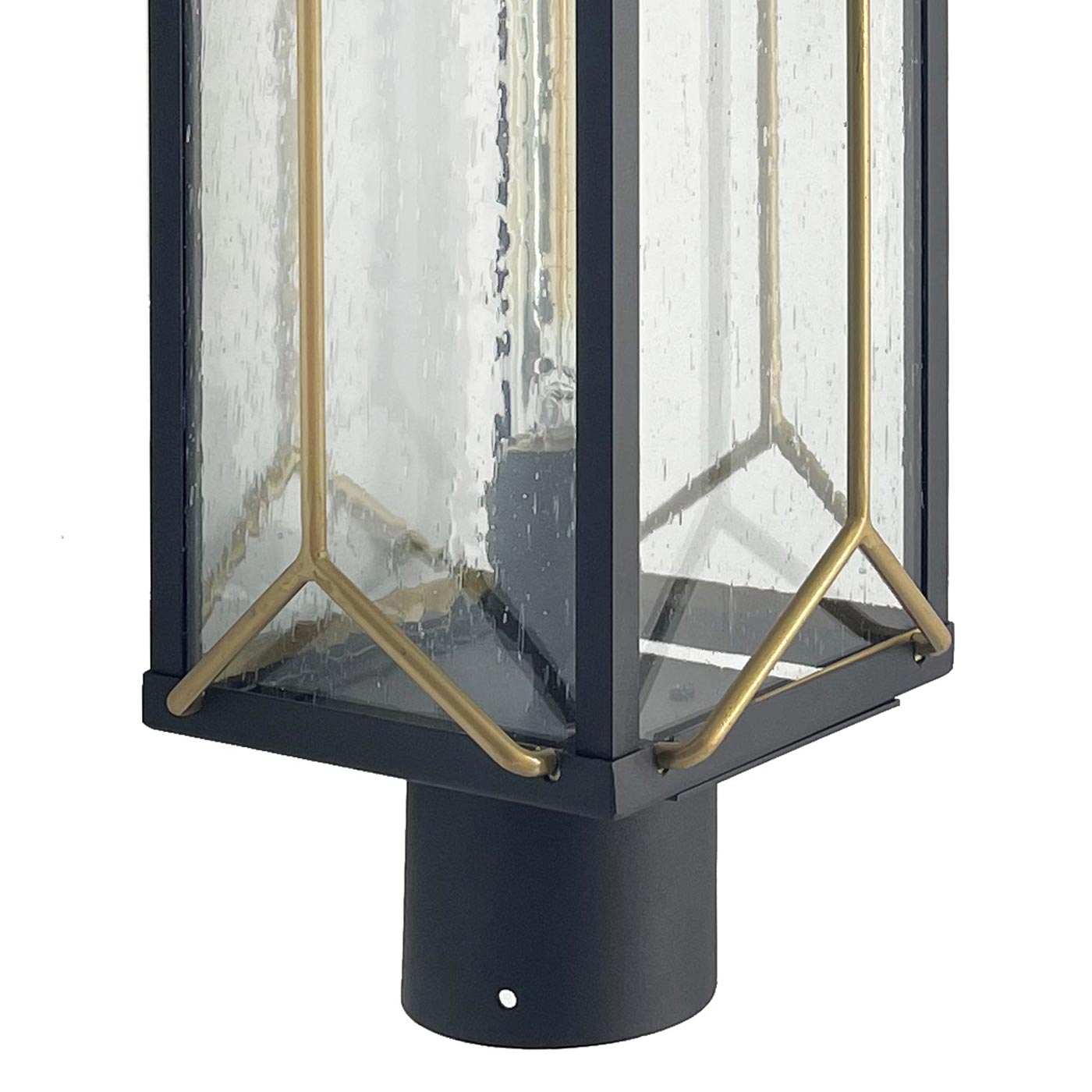 Hillside Manor Outdoor Post Light in Detail.