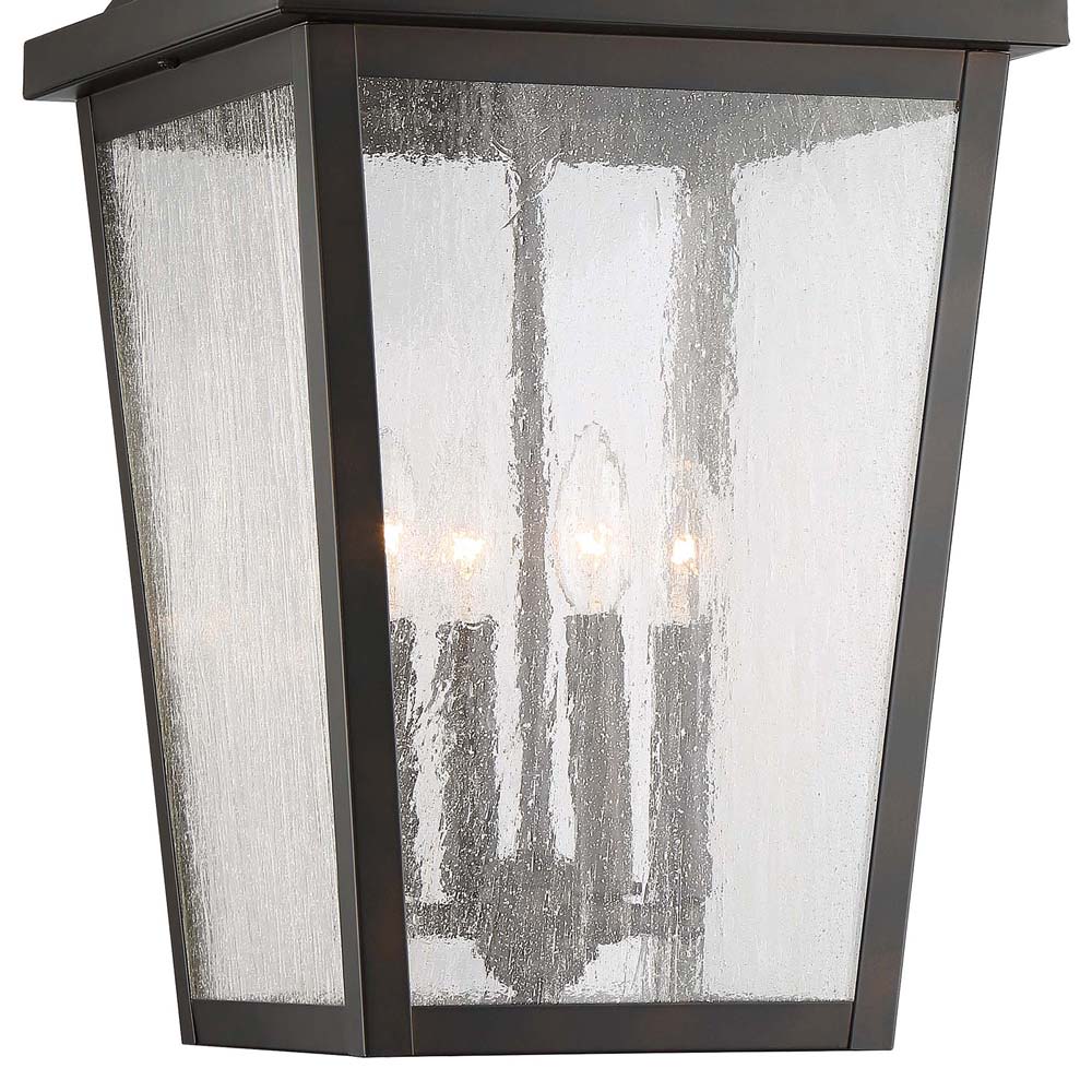 Irvington Manor Outdoor Pendant Light in Detail.