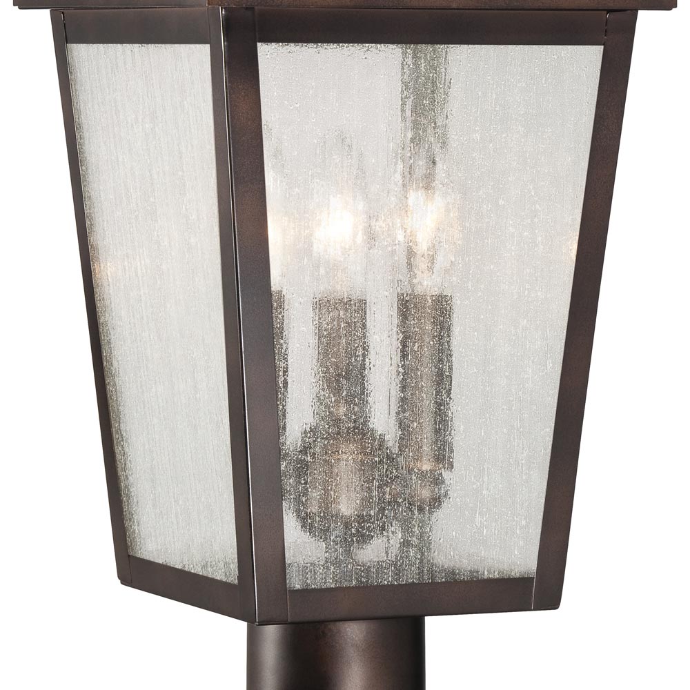 Irvington Manor Outdoor Post Light in Detail.