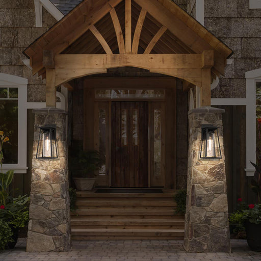 Lanister Court Outdoor Wall Light in Outside area.