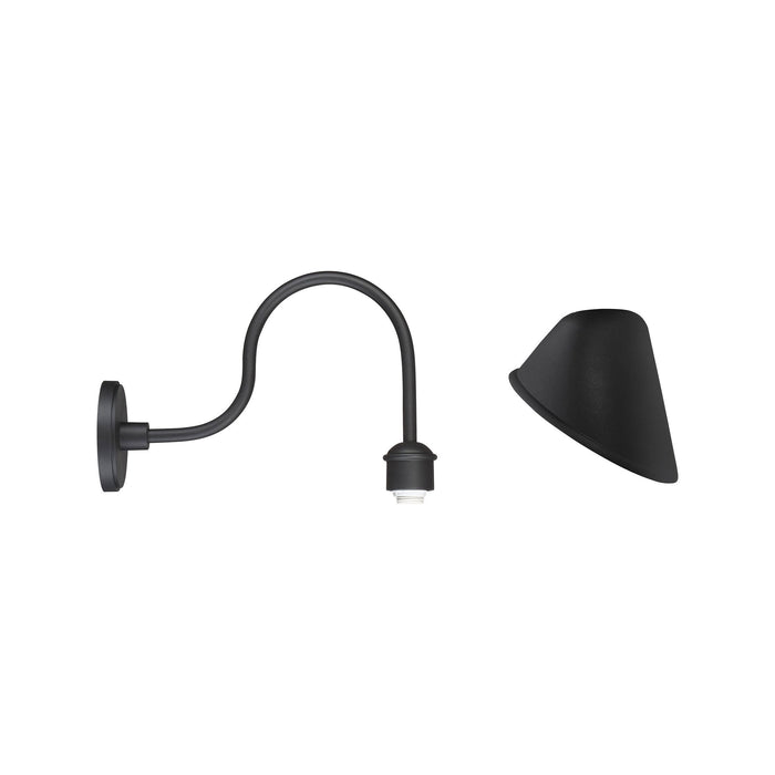 RLM Outdoor Wall Light in Sand Coal (11.75-Inch).
