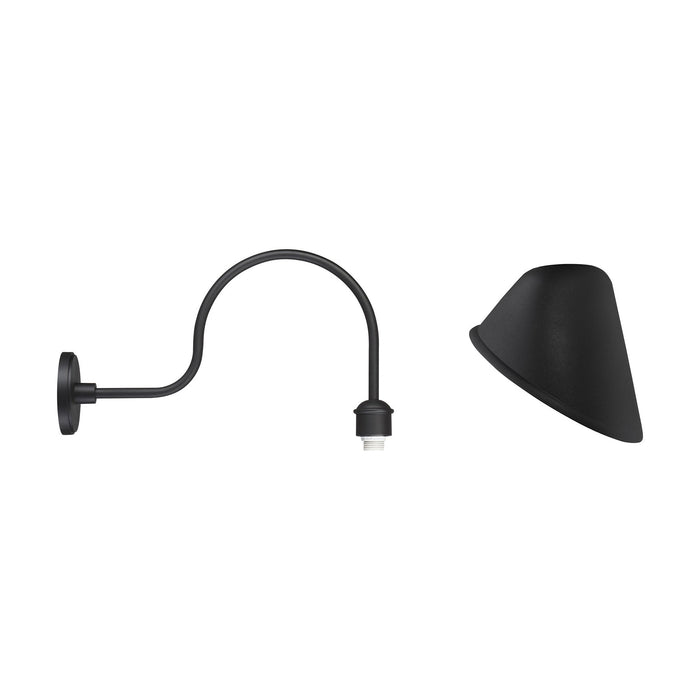 RLM Outdoor Wall Light in Sand Coal (13.5-Inch).