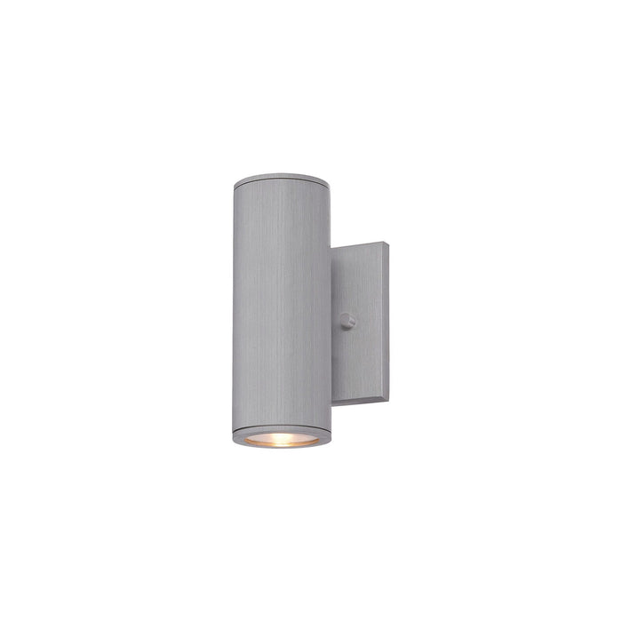 Skyline Outdoor LED Wall Light in Brushed Aluminum (7.75-Inch).