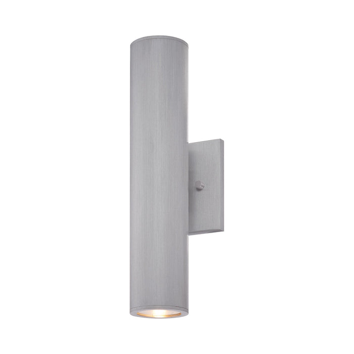 Skyline Outdoor LED Wall Light in Brushed Aluminum (14.5-Inch).