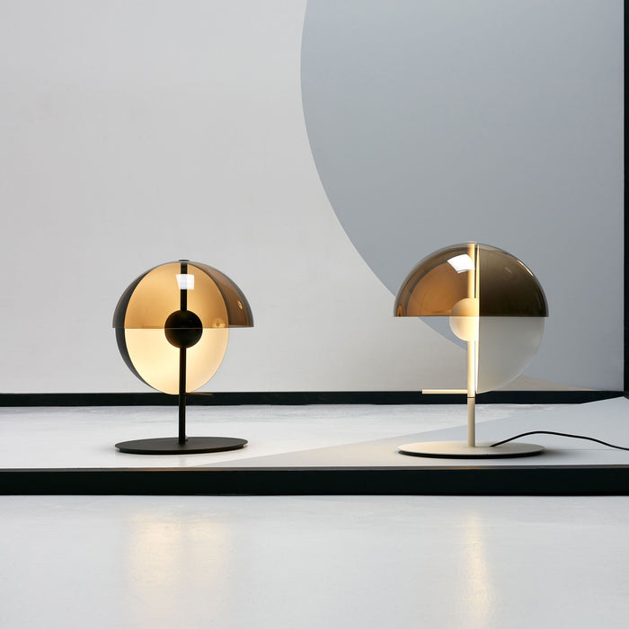 Theia M LED Table Lamp in exhibition.