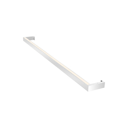 Thin-Line™ LED Wall Light in Bright Satin Aluminum/X-Small (1-Light).