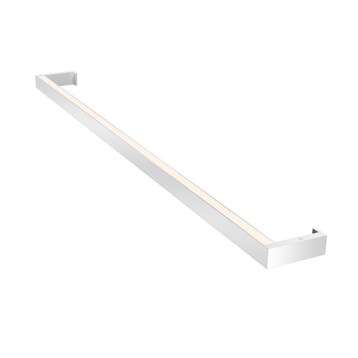 Thin-Line™ LED Wall Light in Bright Satin Aluminum/X-Small (2-Light).