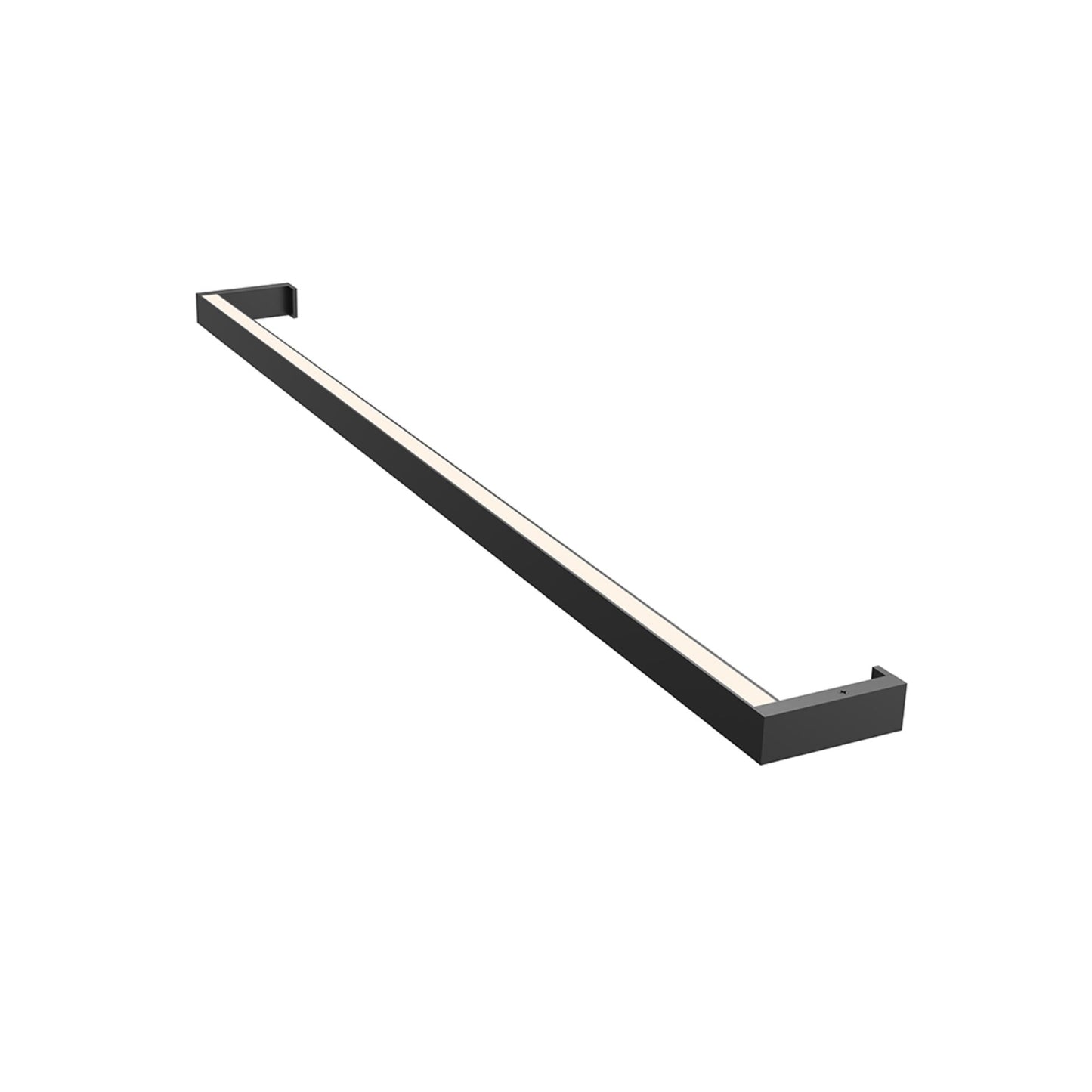 Thin-Line™ LED Wall Light in Satin Black/X-Small (2-Light).