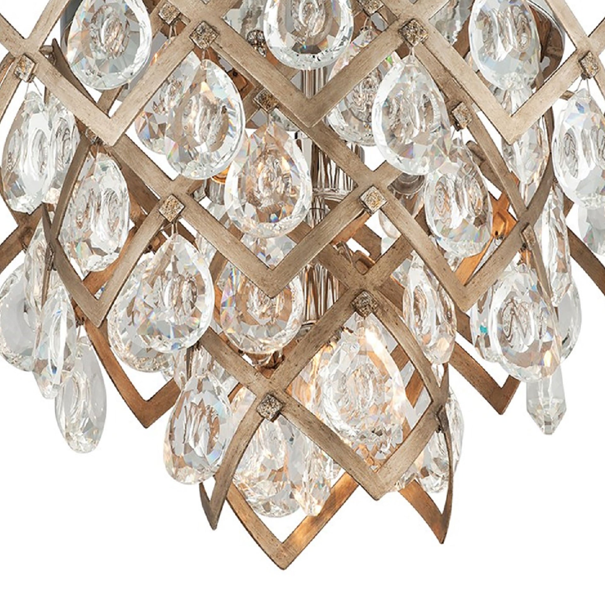 Tiara Semi-Flush Mount Ceiling Light in Detail.