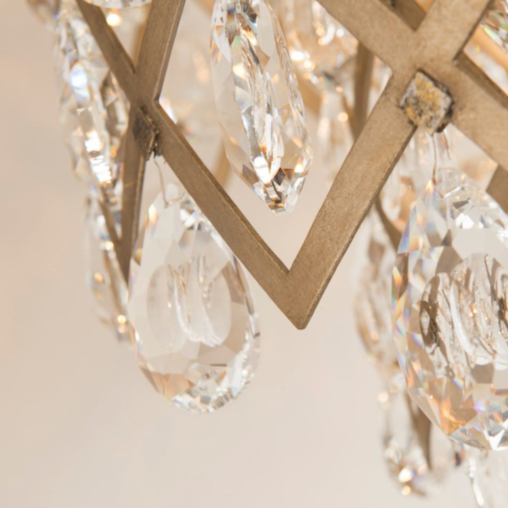 Tiara Semi-Flush Mount Ceiling Light in Detail.