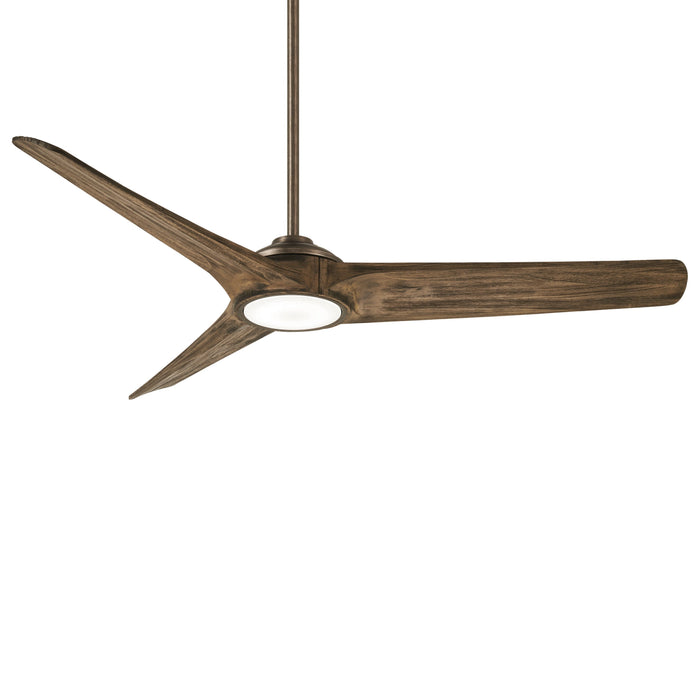 Timber LED Ceiling Fan in Heirloom Bronze / Aged Boardwalk (Small).