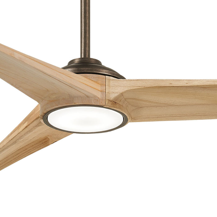 Timber LED Ceiling Fan in Detail.