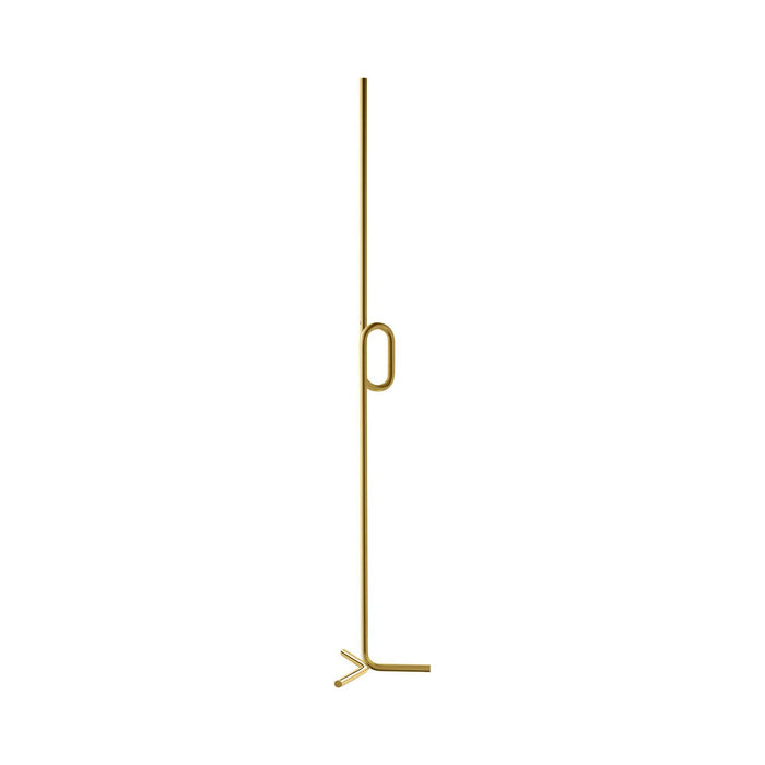 Tobia LED Floor Lamp in Gold.