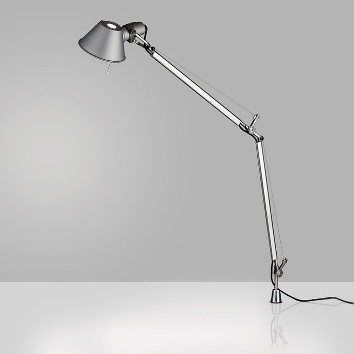 Tolomeo Classic LED Table Lamp in Aluminum/Inset Pivot/10.7W.