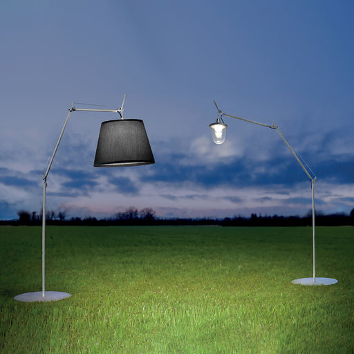 Tolomeo Lantern Outdoor LED Floor Lamp Outside Area.