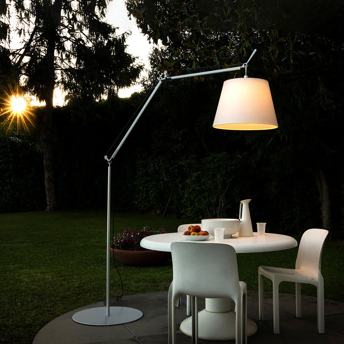 Tolomeo Mega Outdoor LED Floor Lamp Outside Area.