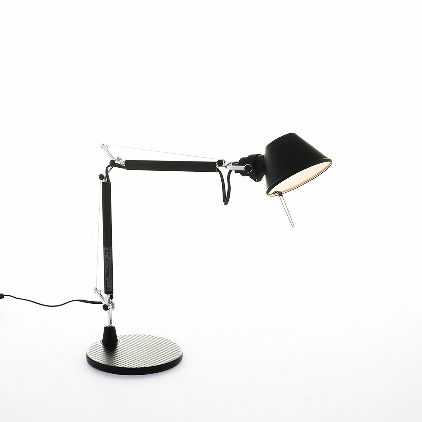 Tolomeo Micro LED Table Lamp in Black/Table Base/60W.