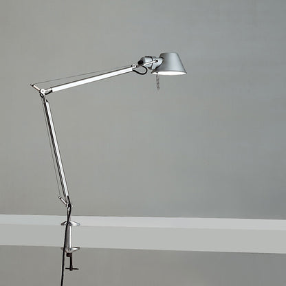 Tolomeo Midi LED Table Lamp in Aluminum/Clamp.