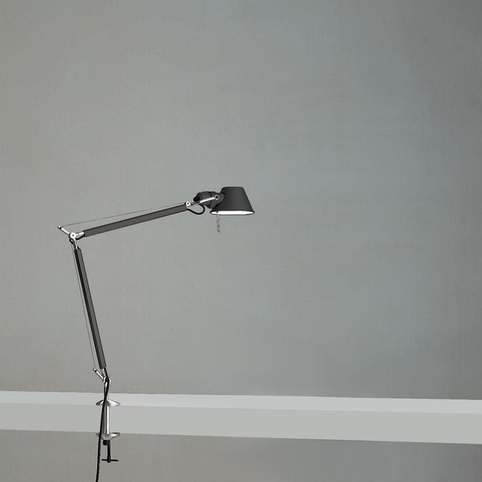 Tolomeo Mini Table Lamp in Black/Clamp.