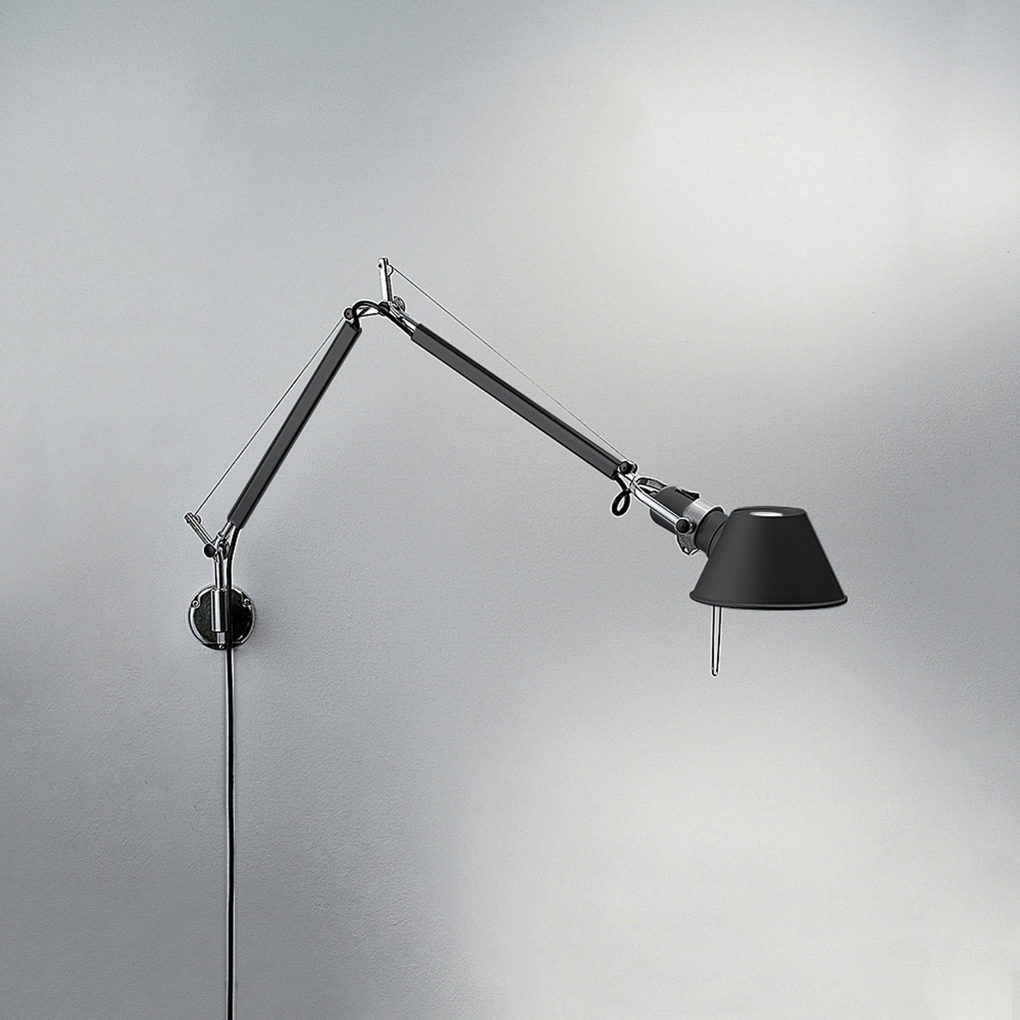 Tolomeo Wall Light in Black/Mini/S.