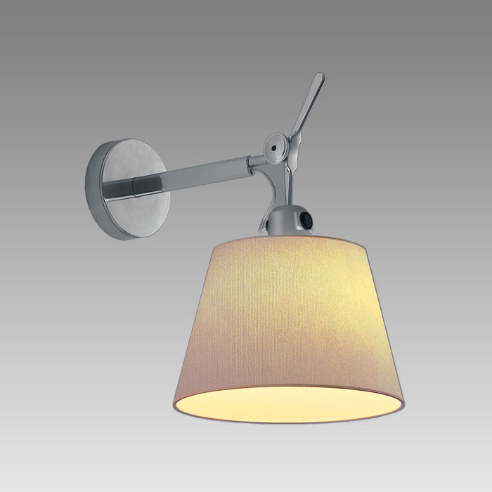 Tolomeo Shaded Wall Light in Parchment.