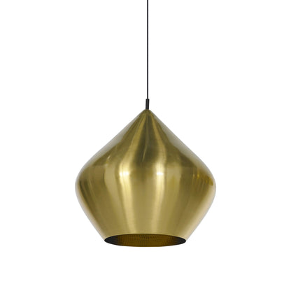 Beat Stout LED Pendant Light in Brass.