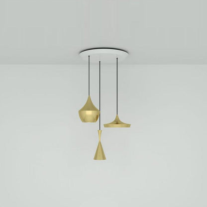 Beat Trio Round LED Multi Light Pendant Light in Detail.