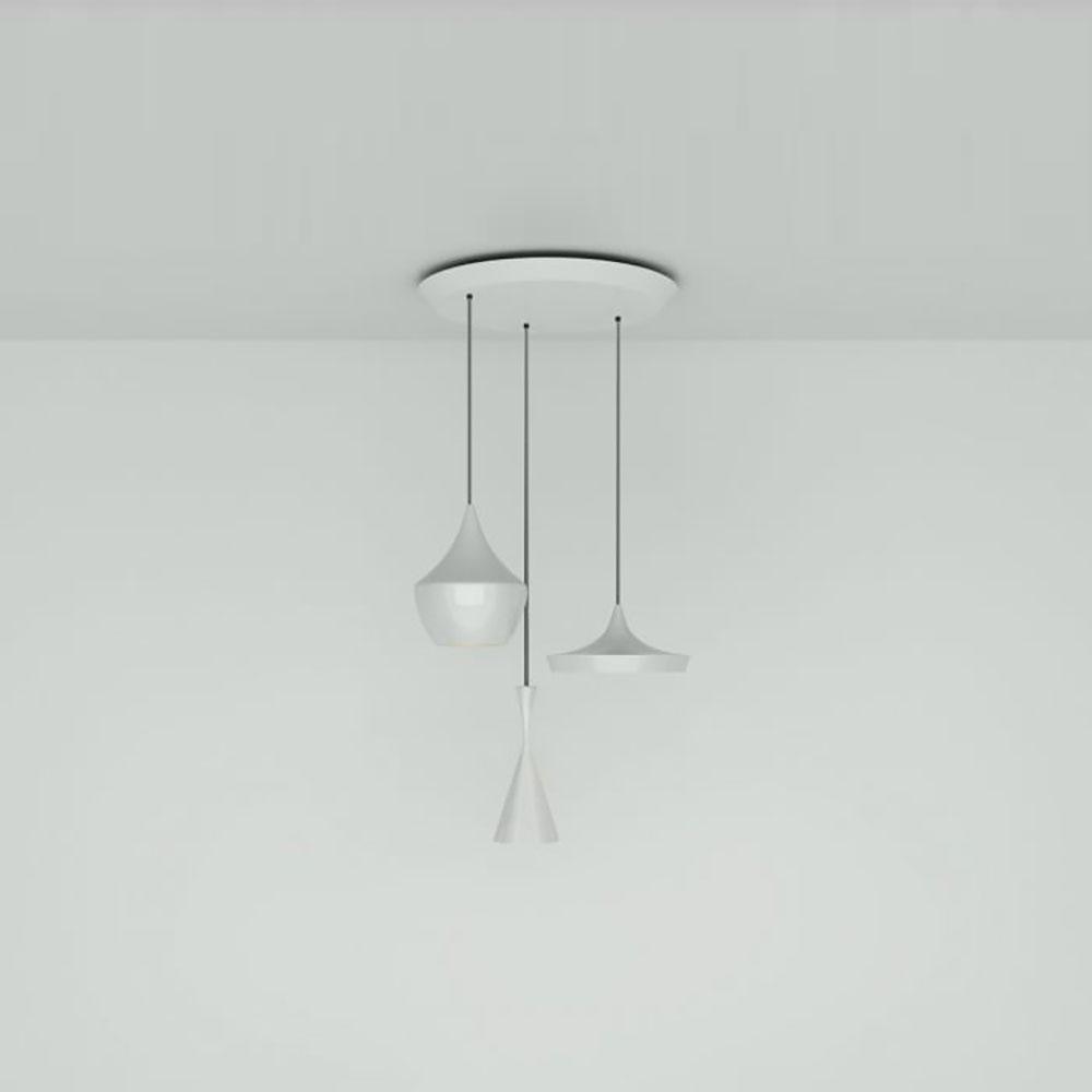 Beat Trio Round LED Multi Light Pendant Light in Detail.