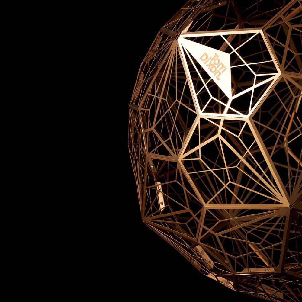 Etch Web Pendant Light in Detail.