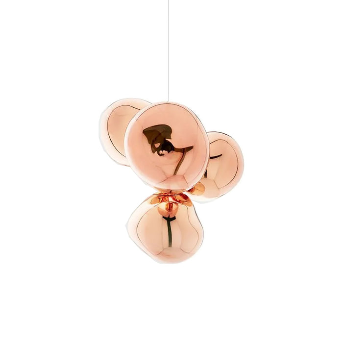 Melt LED Chandelier in Copper (Small).