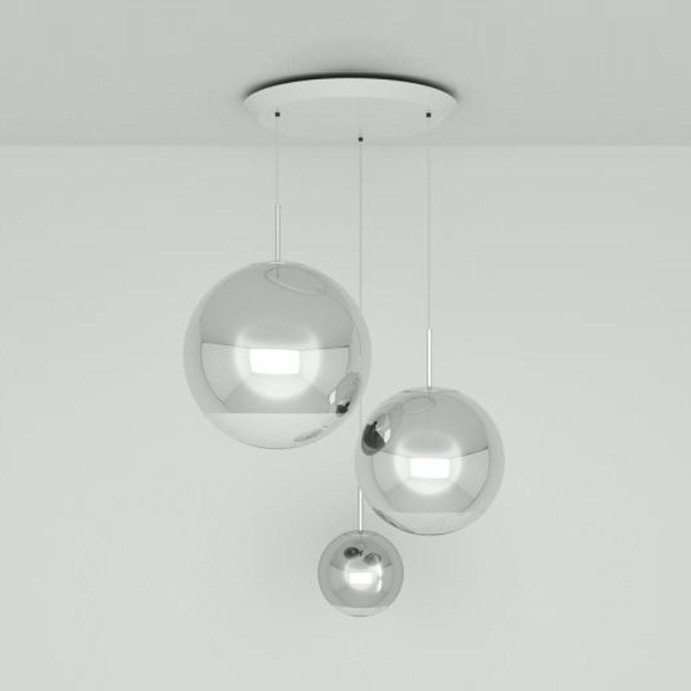 Mirror Ball Large LED Multi Light Pendant Light in Detail.