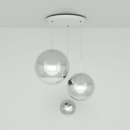 Mirror Ball Large LED Multi Light Pendant Light in Detail.