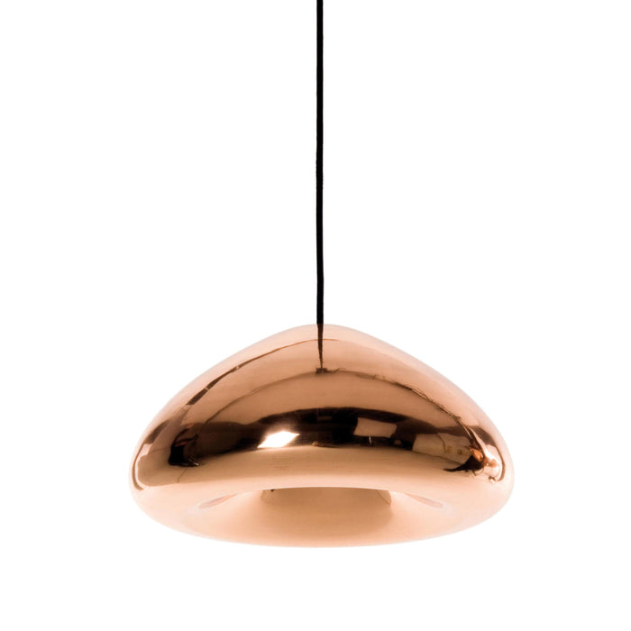 Void LED Pendant Light in Copper.