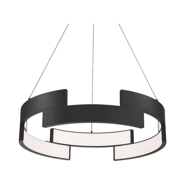 Trap LED Pendant Light in Black (Medium).