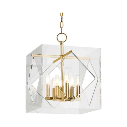 Travis Pendant Light in Large/Aged Brass.