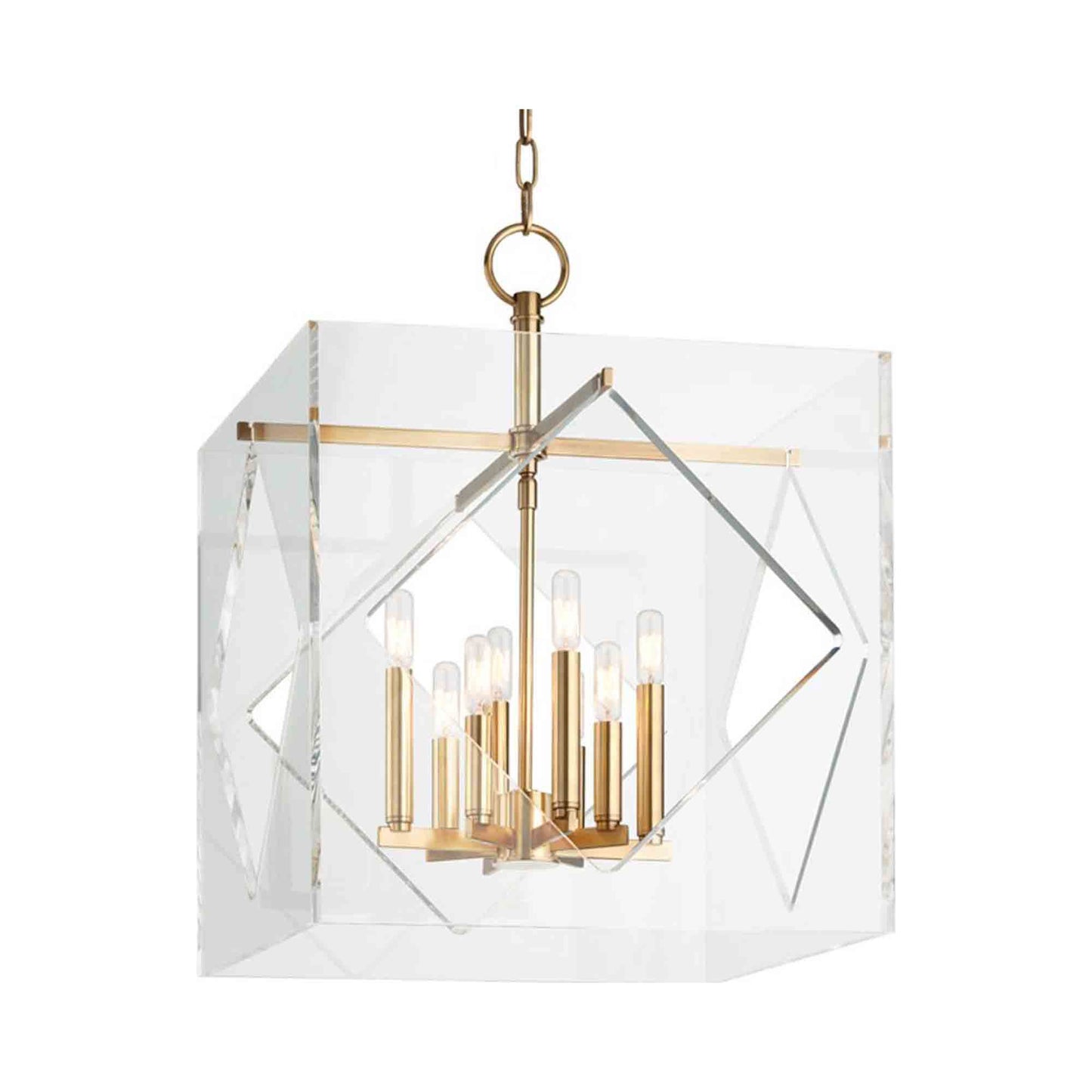 Travis Pendant Light in X-Large/Aged Brass.