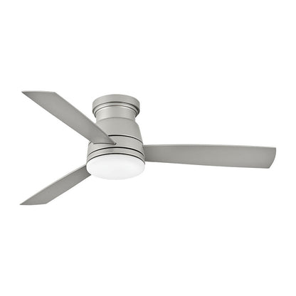 Trey LED Ceiling Fan in Brushed Nickel (52-Inch).