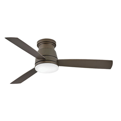 Trey LED Ceiling Fan in Metallic Matte Bronze (52-Inch).