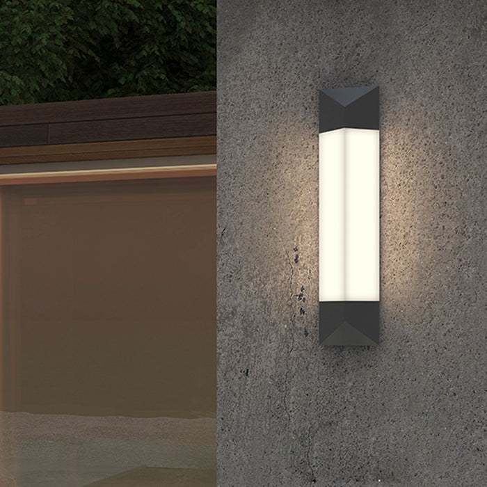 Triform Outdoor LED Wall Light Outside Area.