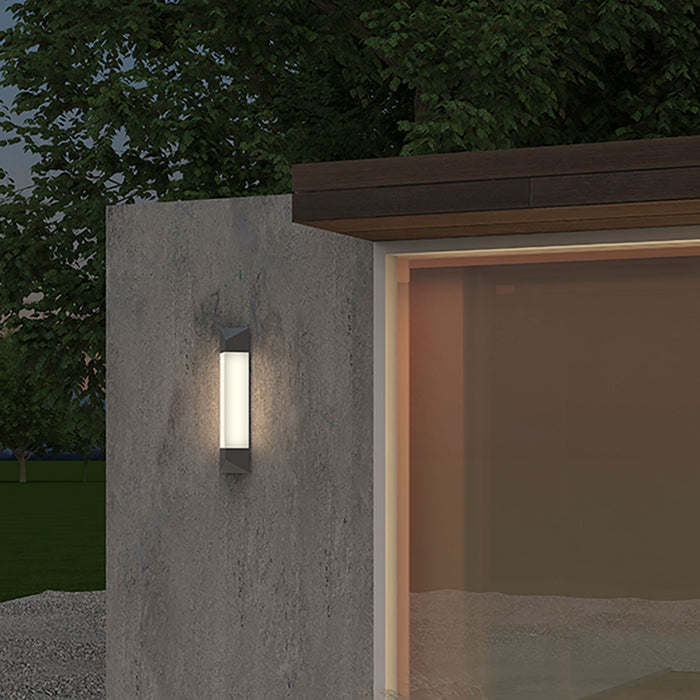 Triform Outdoor LED Wall Light Outside Area.