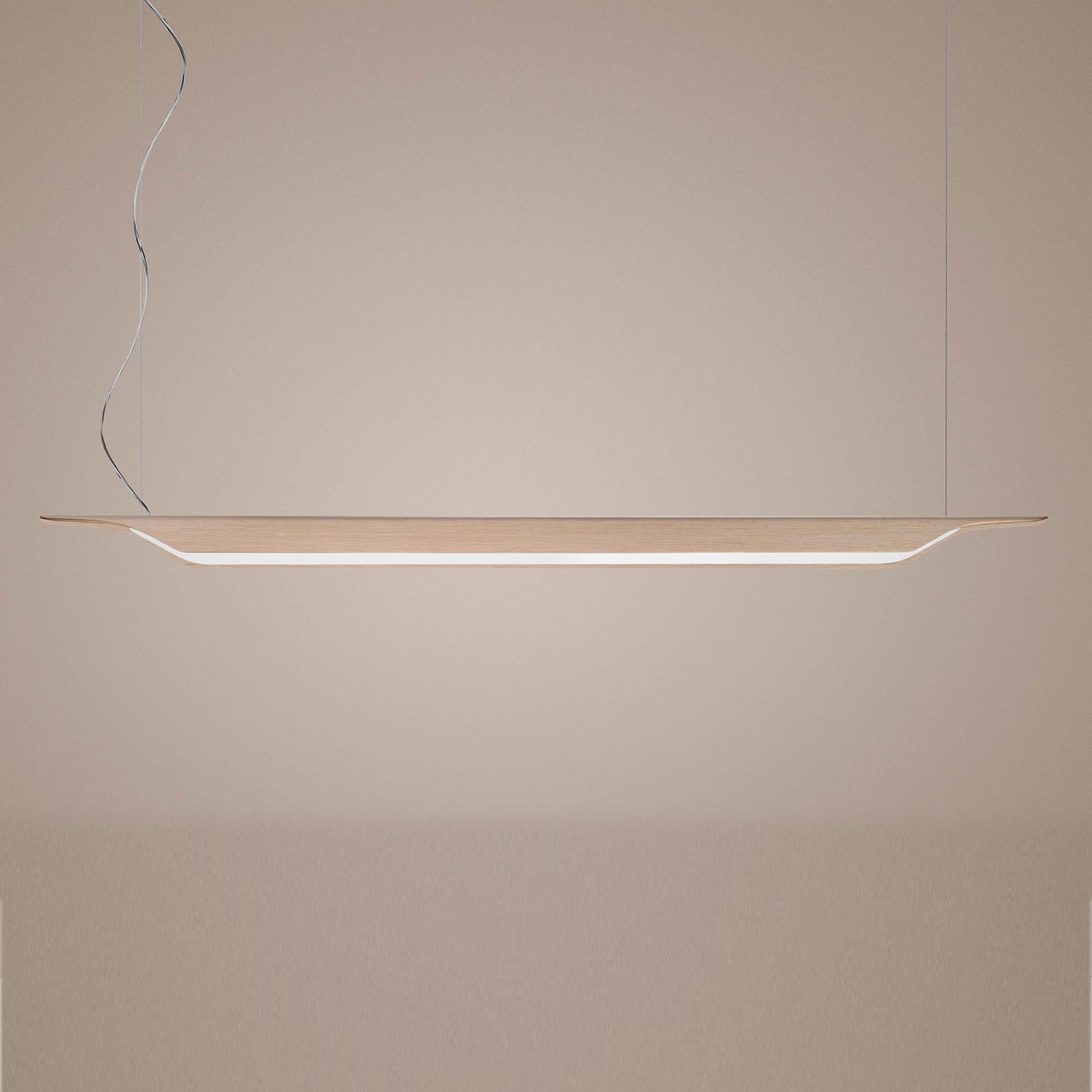 Troag Linear Suspension Light in Natural/Standard.